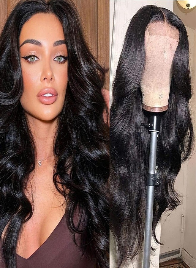 RED-SHYN 26 Inch Body Wave Lace Front Wigs Human Hair Pre Plucked 13x4 HD Lace Closure Wigs for Black Women Glueless Wigs Human Hair Lace Front Wigs Human Hair - Image 1